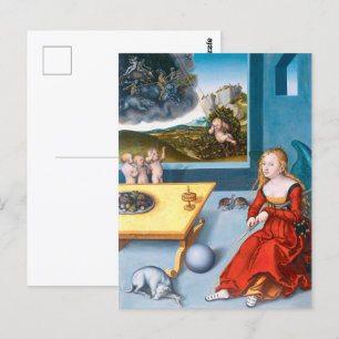 Melancholia Lucas Cranach the Elder Vykort