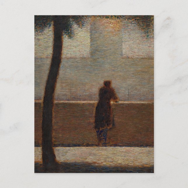 MelancholiGeorges Seurat Painting Art Vykort (Framsida)