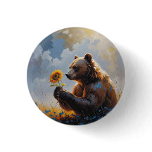 Melancholiskt Bear Oljemålning | Dreamlike Art