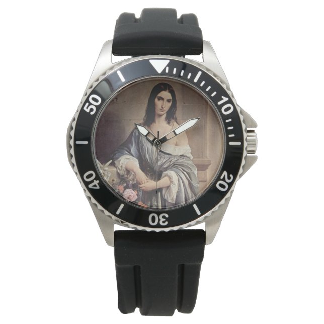 Melancholthoughts (av Francesco Hayez) Armbandsur (Framsida)