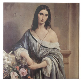 Melancholthoughts (av Francesco Hayez) Kakelplatta