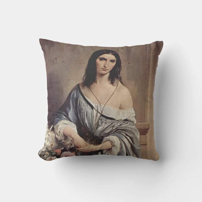 Melancholthoughts (av Francesco Hayez) Kudde (Framsida)