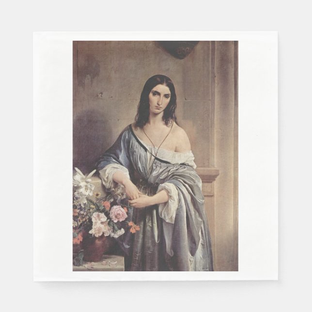 Melancholthoughts (av Francesco Hayez) Pappersservett (Framsidan)