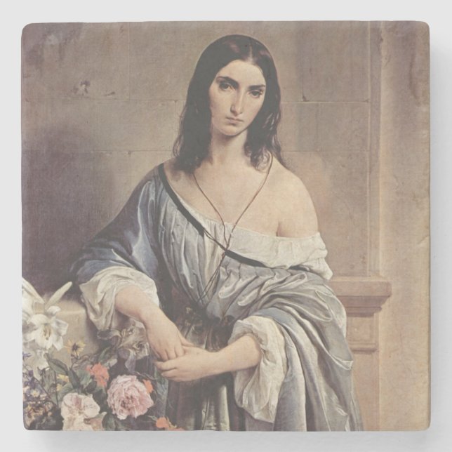 Melancholthoughts (av Francesco Hayez) Stenunderlägg (Framsidan)
