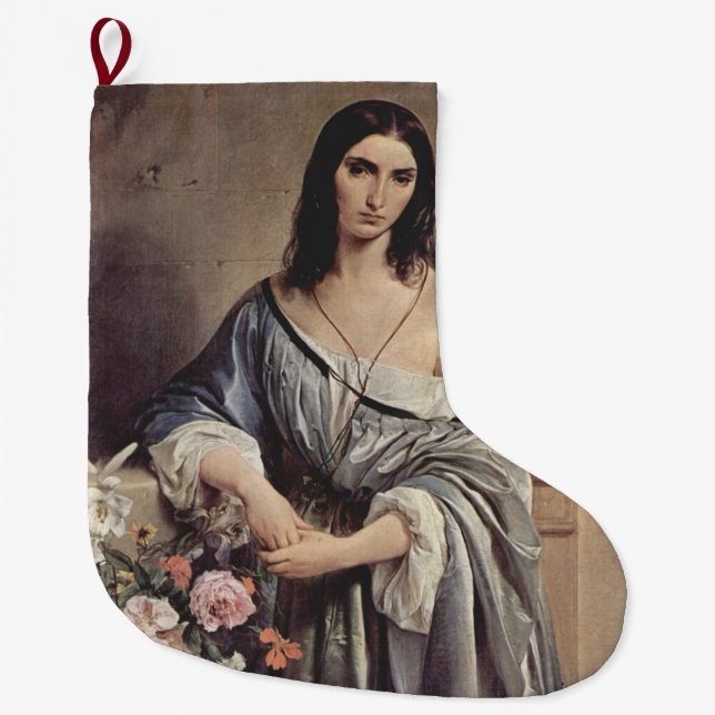 Melancholthoughts (av Francesco Hayez) Stor Julstrumpa (Framsidan)
