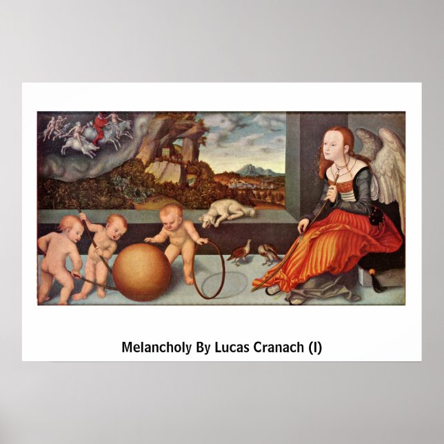 Melancholy By Lucas Cranach (I) Poster (Framsidan)