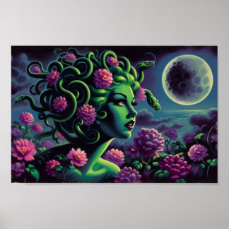 Melancholy Medusa mini poster