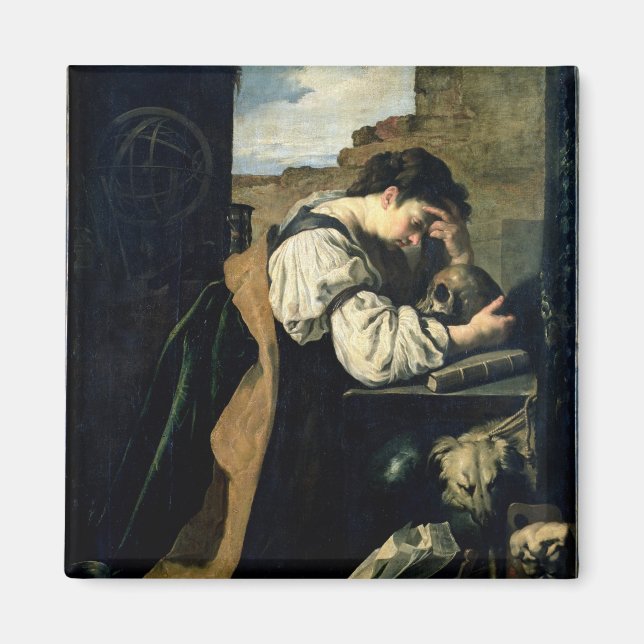 Melancholy (olja på canvas) magnet (Framsidan)