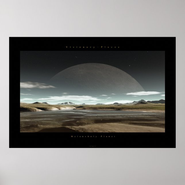 Melancholy Planet Poster (Framsidan)