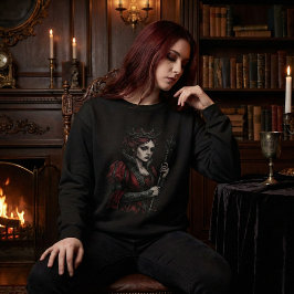 Melancholy Queen Gothic Dark Fantasy Portrait T Shirt
