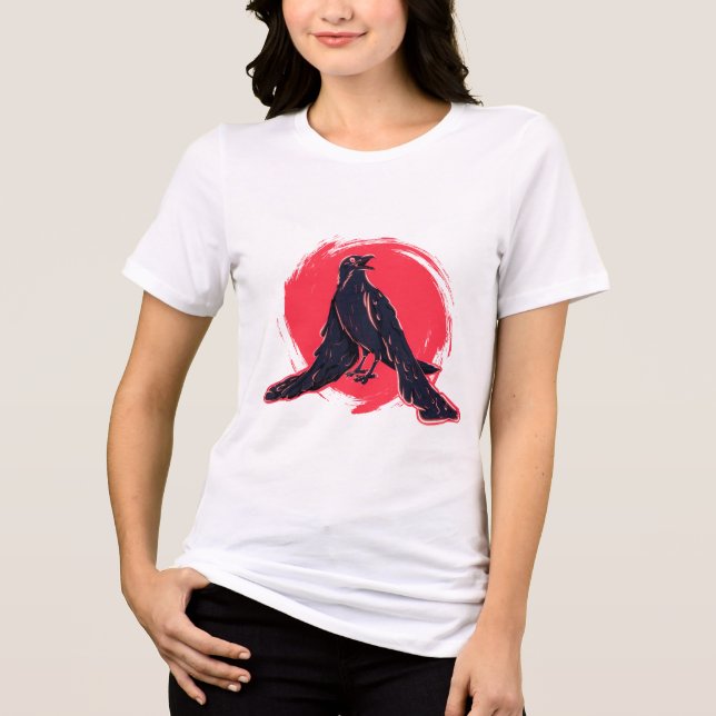 Melancholy x Raven T Shirt (Framsida)
