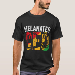 Melanerad CEO-design för Women Manar Black Busines T Shirt