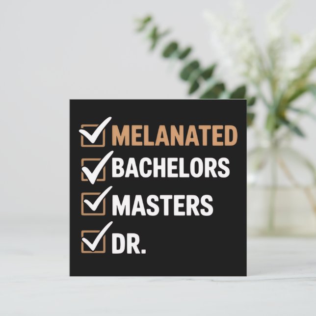 Melanerad doktorsexamen examen PhD EDD kandidatexa Inbjudningar (Stående Fram)