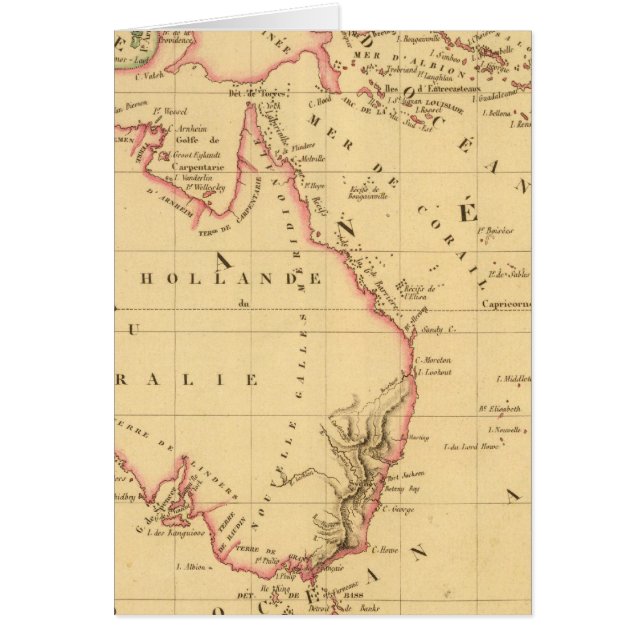 Melanesia Hälsningskort (Framsidan)