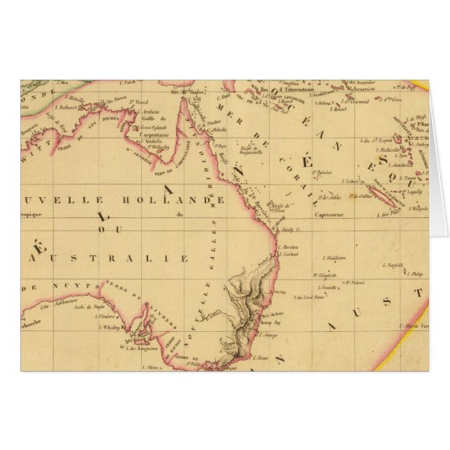 Melanesia Hälsningskort (Framsidan Horizontal)