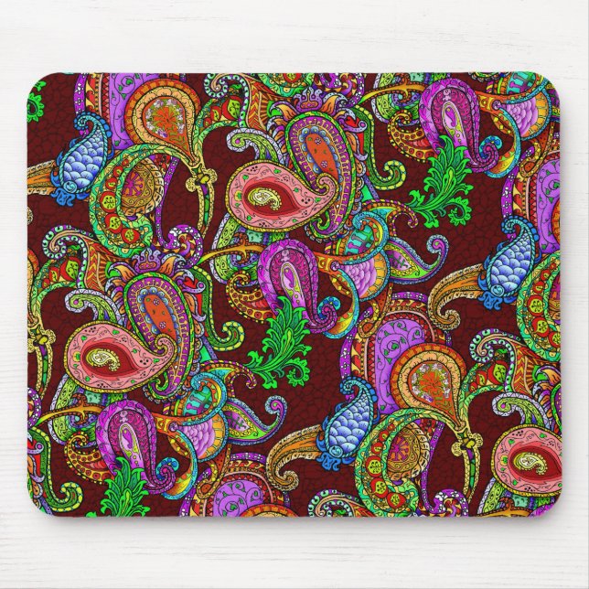 Melange Paisley Mousepad Musmatta (Framsidan)