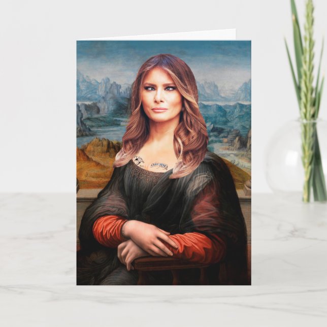 Melania Apathetic Birthday-hälsningskort Kort (Framsida)