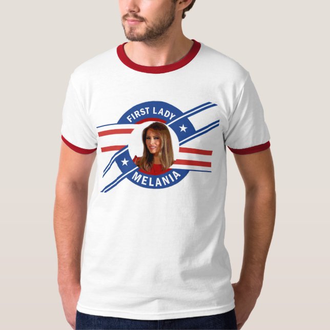 Melania för den första damen t shirt (Framsida)