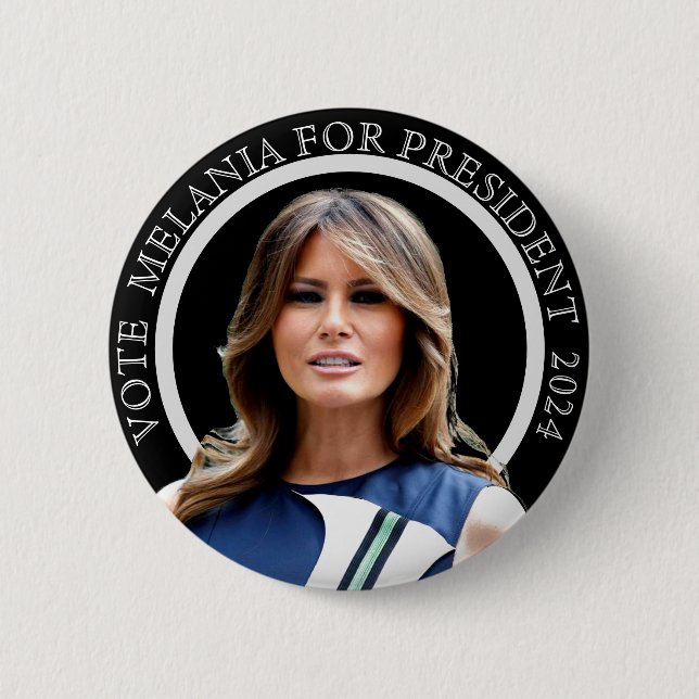 Melania för president 2024 knapp (Framsida)