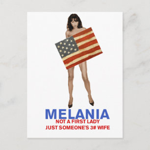Melania, inte första dam någons tredje fru vykort