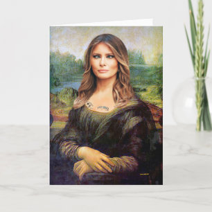 Melania Lisa Politiskt felaktigt födelsedagskort Kort