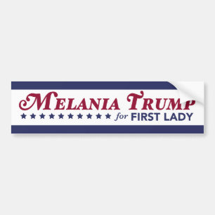 Melania trumf för den första damen Donald Trump Bildekal