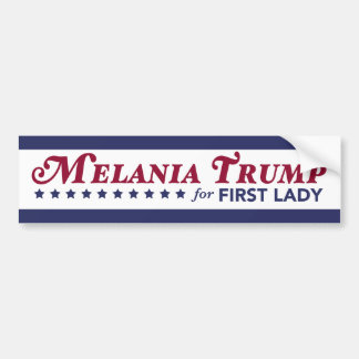 Melania trumf för den första damen Donald Trump Bildekal