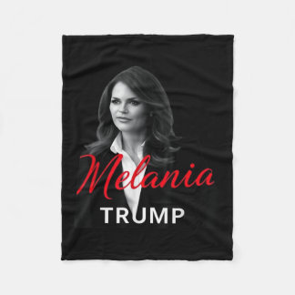 Melania Trump 2025 Första Dam-installationfoto Fleecefilt