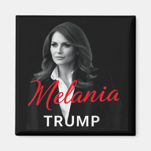 Melania Trump 2025 Första Dam-installationfoto Magnet