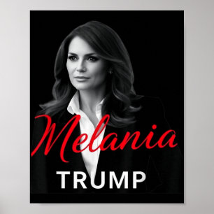 Melania Trump 2025 Första Dam-installationfoto Poster