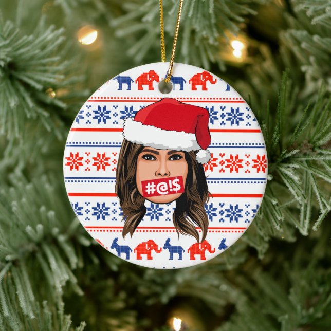 MELANIA TRUMP-jul Julgransprydnad Keramik (Träd)
