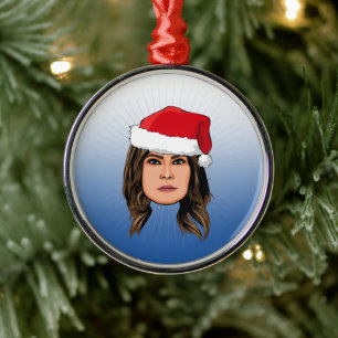 MELANIA TRUMP-jul Julgransprydnad Metall