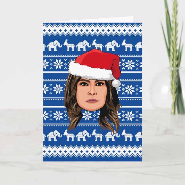MELANIA TRUMP-jul Kort (Framsida)