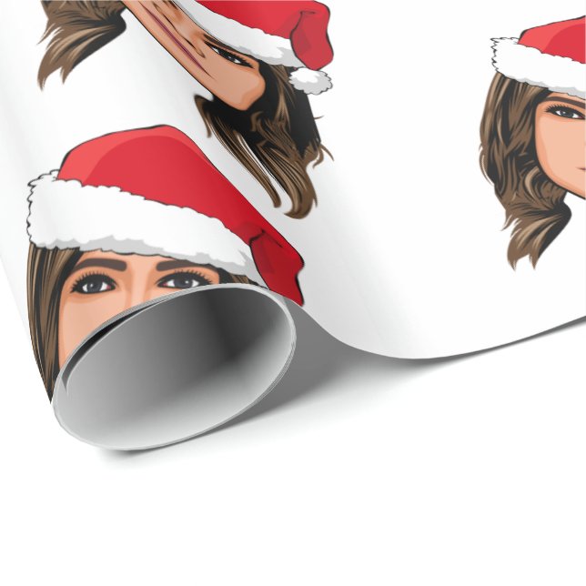 MELANIA TRUMP-jul Presentpapper (Rullad Hörn)