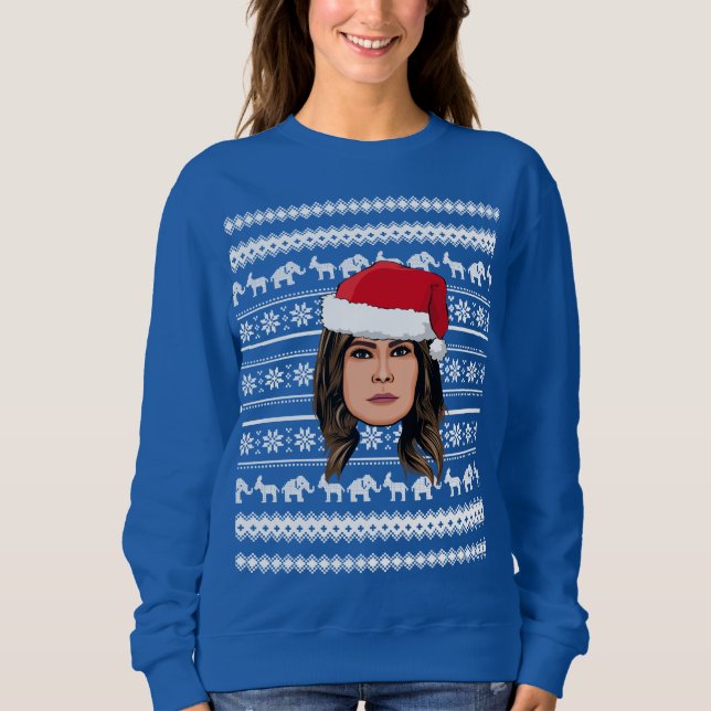 MELANIA TRUMP-jul T Shirt (Framsida)