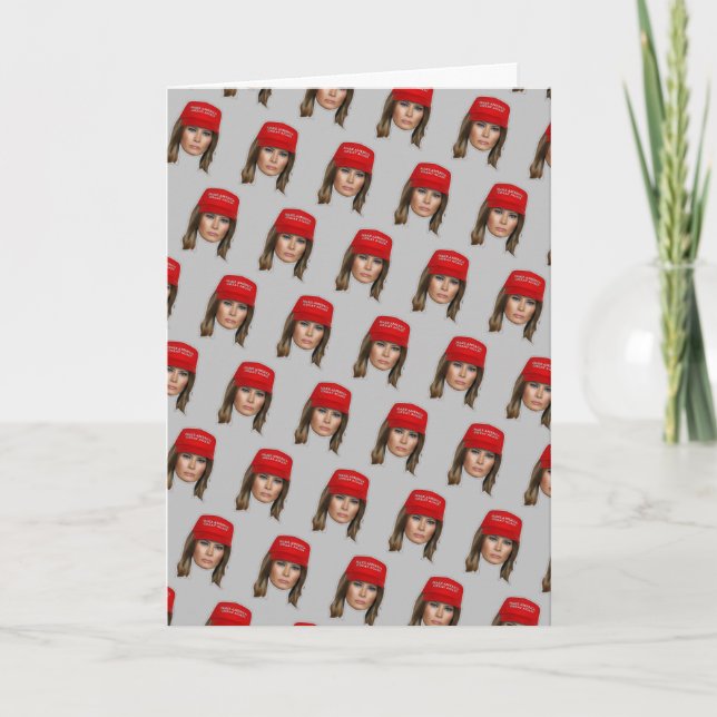 Melania Trump MAGA jul Kort (Framsida)