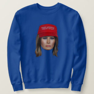 Melania Trump MAGA-jul Lång Ärmad Tröja