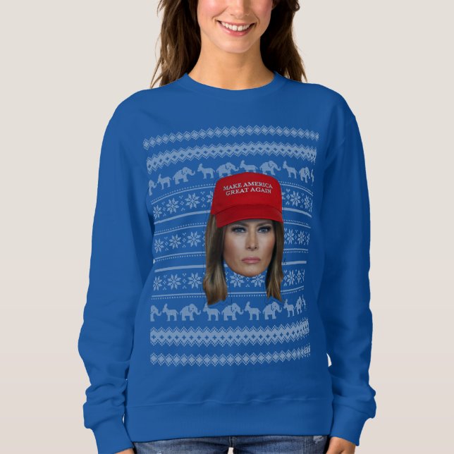 Melania Trump MAGA-jul T Shirt (Framsida)