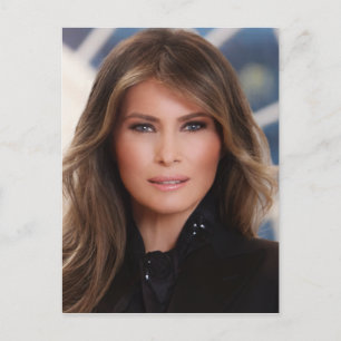 Melania Trump Officiell White House Photo Vykort