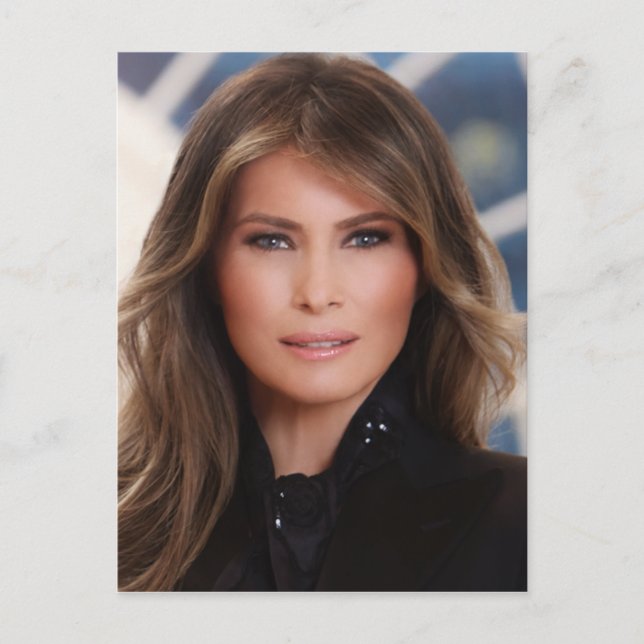 Melania Trump Officiell White House Photo Vykort (Framsida)