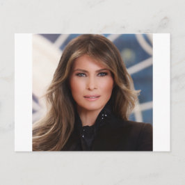 Melania Trump Officiell White House Photo Vykort