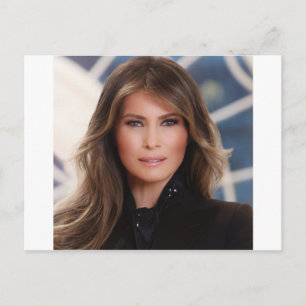 Melania Trump Officiell White House Photo Vykort