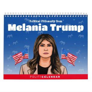 Melania Trump Politiskt humor Calendar Kalender