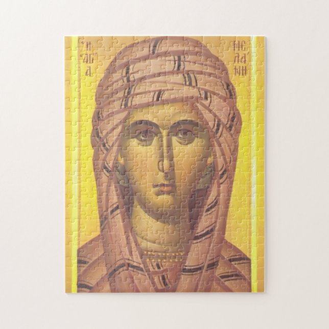 Melanie the Younger Orthodox Christian Icon Pussel (Vertikal)