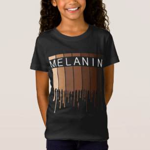 Melanin African American Black Drippin Melanin T Shirt