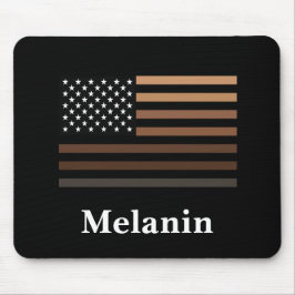 Melanin African American USA flagga Black History Musmatta