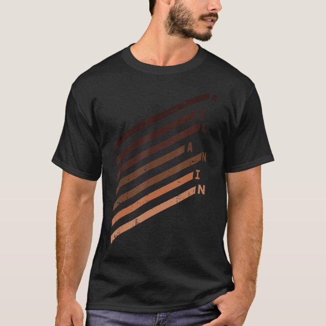 Melanin Black History Month Retro BLM African Amer T Shirt (Framsida)