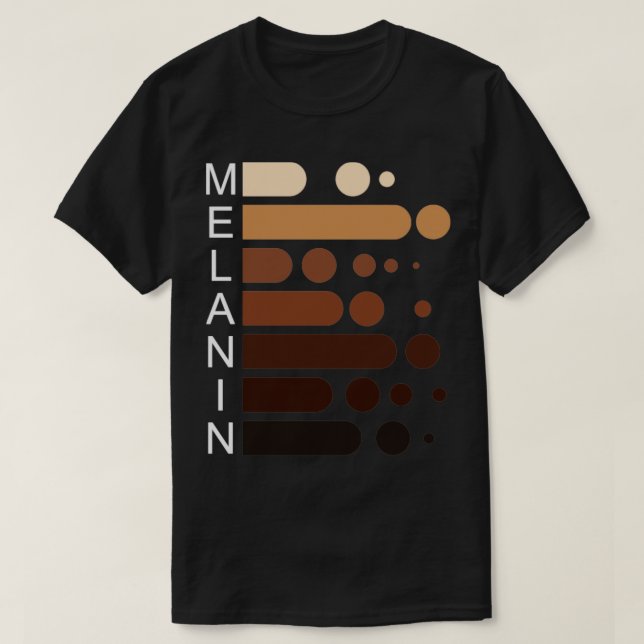 Melanin Black History T Shirt (Design framsida)