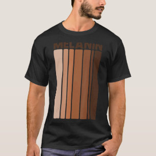 Melanin Black Pride Afro Queen Kung presenterar Af T Shirt
