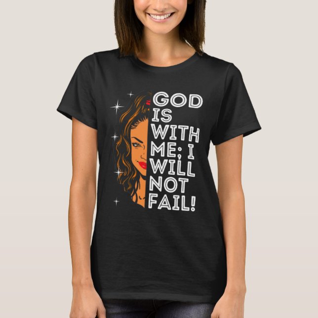 Melanin Black Women Christian Bible Scripture Psal T Shirt (Framsida)